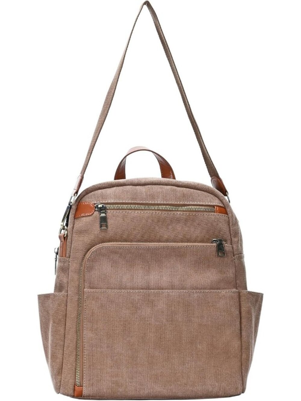 Stylish Convertible Canvas Backpack Purse for Women | Versatile Shoulder Bag